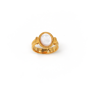 MAY MARTIN <br> Lee Mother of Pearl Ring-The Shop Laguna Beach