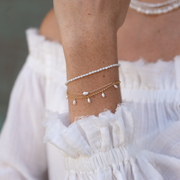 MAY MARTIN <br> Five Pearl Bracelet-The Shop Laguna Beach