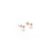 MAY MARTIN <br> Paloma Post Pearl Earrings-The Shop Laguna Beach