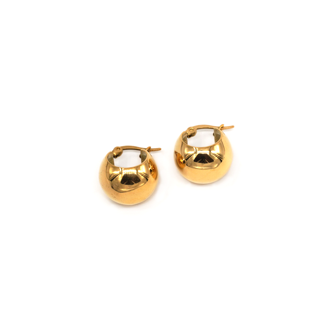 MAY MARTIN <br> Morgan Huggie Hoops-The Shop Laguna Beach