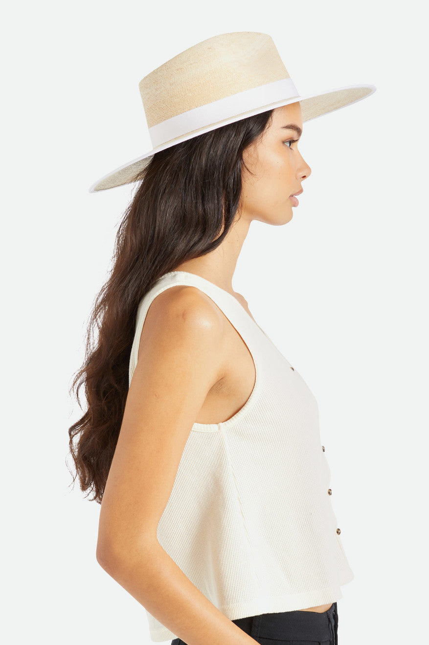 BRIXTON <br> Jo Straw Rancher Hat <br><small><i> (More Colors Available) </small></i>-The Shop Laguna Beach