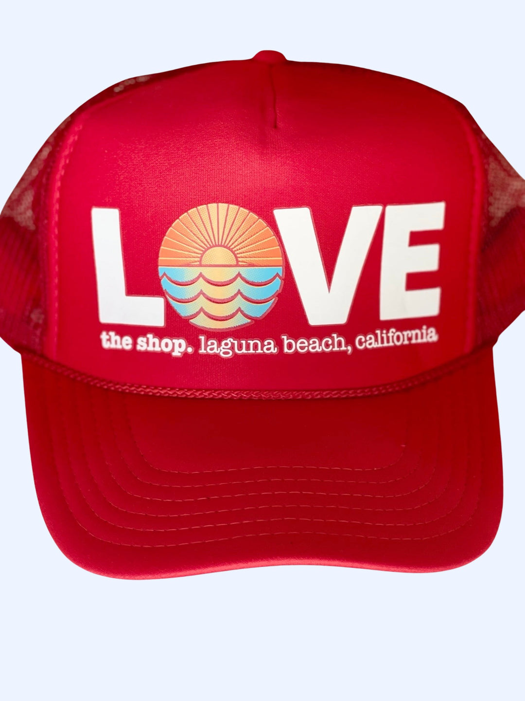 Beach trucker hat on sale