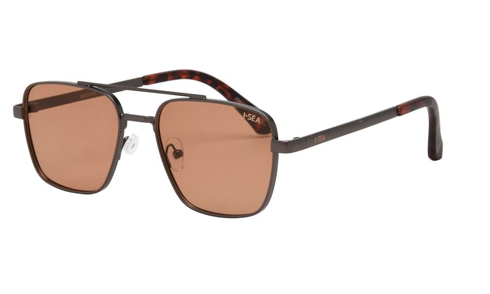 I-SEA <br> Brooks Metal Sunglasses <br><small><i> (More Colors Available) </small></i>-The Shop Laguna Beach