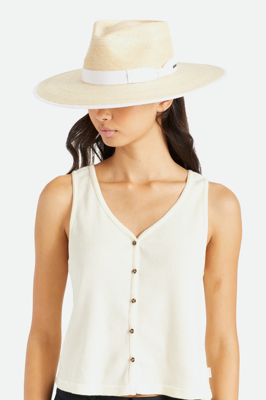 BRIXTON <br> Jo Straw Rancher Hat <br><small><i> (More Colors Available) </small></i>-The Shop Laguna Beach