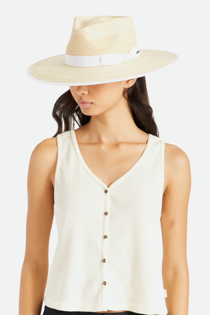 BRIXTON <br> Jo Straw Rancher Hat <br><small><i> (More Colors Available) </small></i>-The Shop Laguna Beach