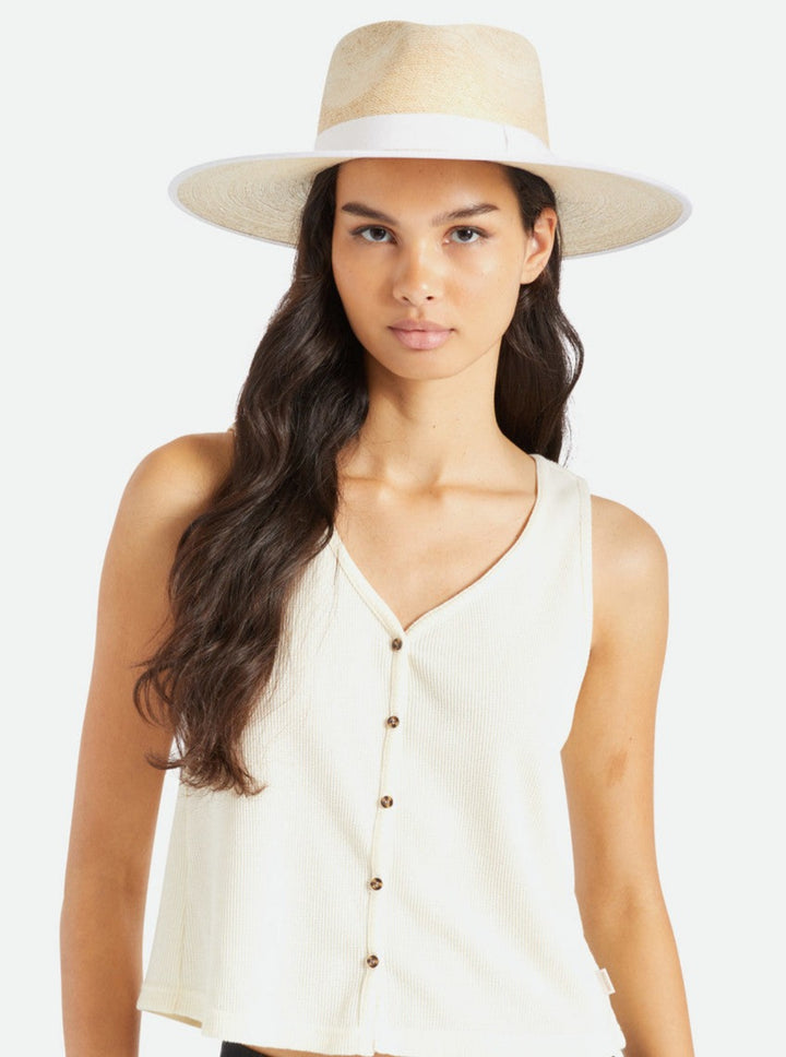 BRIXTON <br> Jo Straw Rancher Hat <br><small><i> (More Colors Available) </small></i>-The Shop Laguna Beach